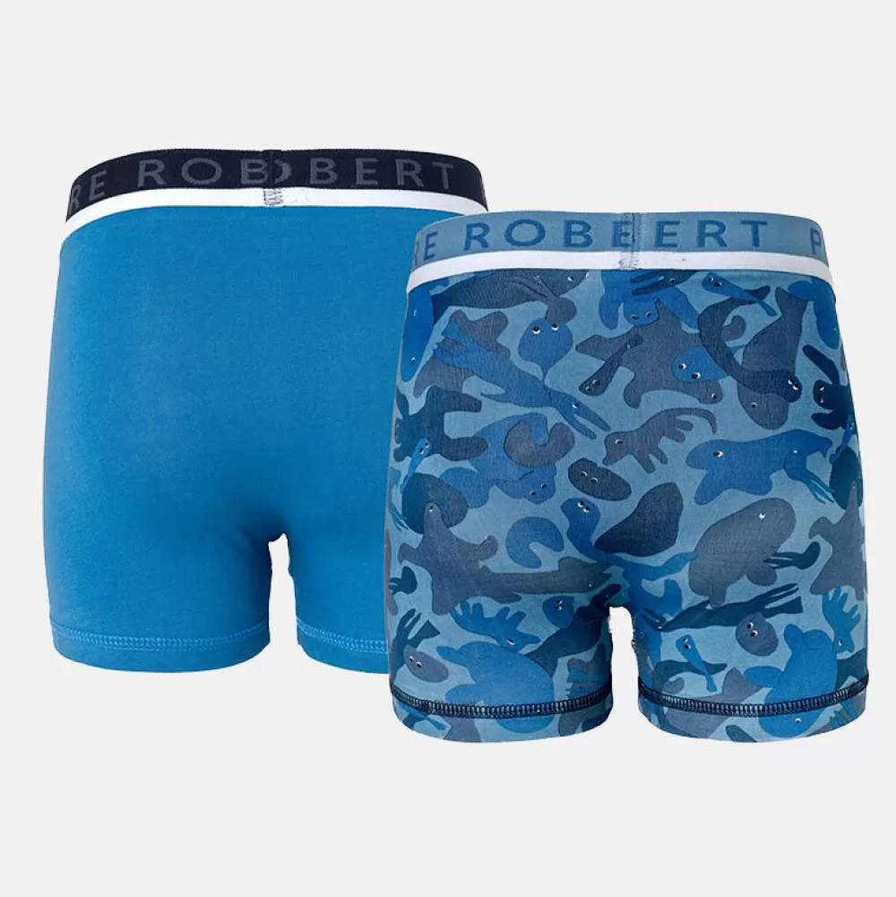 Pierre Robert Undertøy-Boxershorts Liten Gutt Shaddow Blue