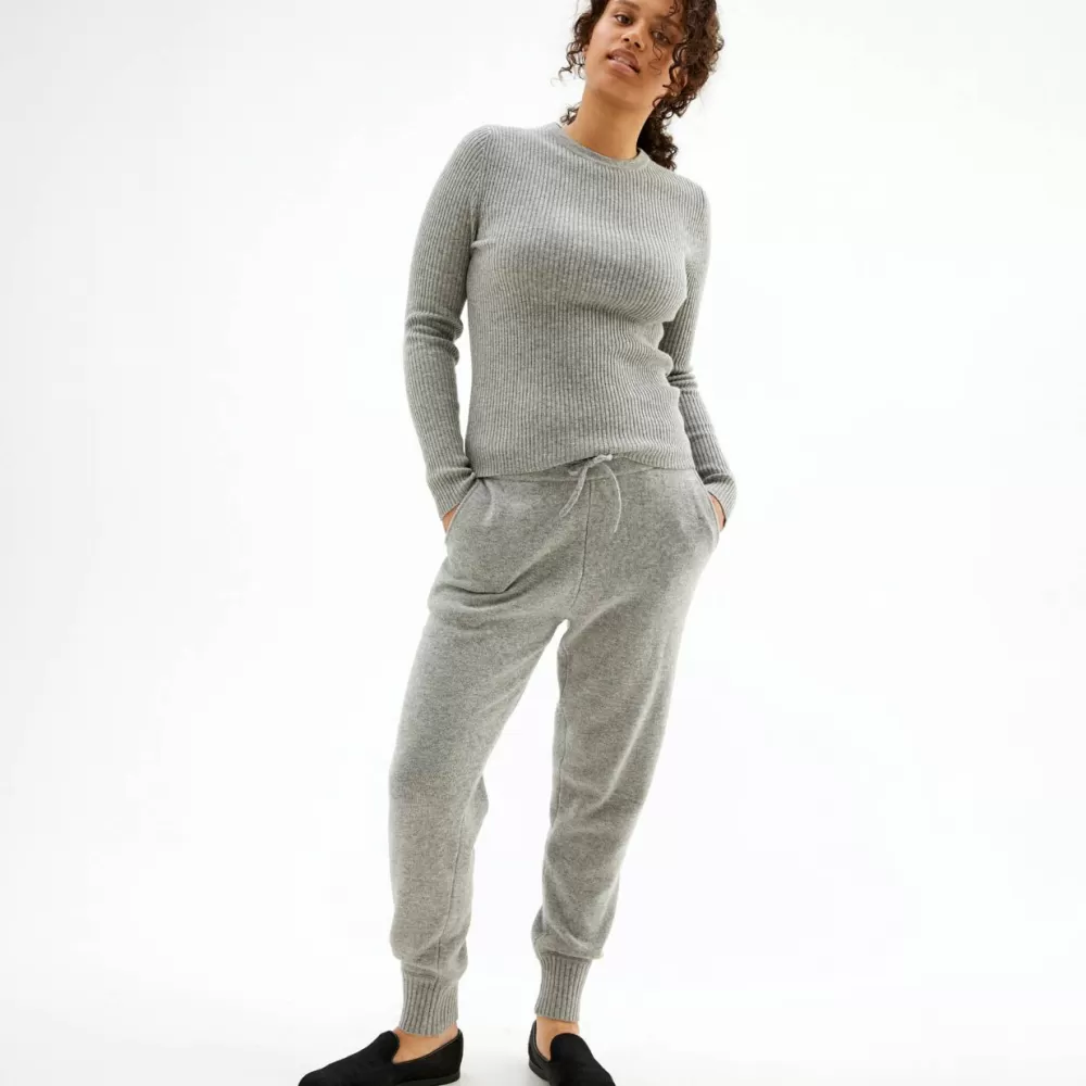 Pierre Robert Underdeler | Underdeler-Joggers I Ull Grey Melange