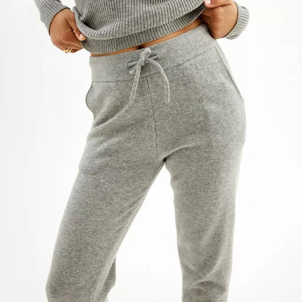 Pierre Robert Underdeler | Underdeler-Joggers I Ull Grey Melange