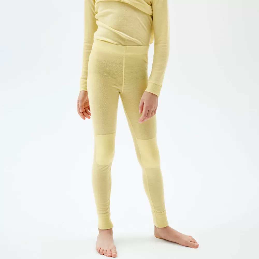 Pierre Robert Underdeler | Ullundertøy-Stilongs Ull Barn Yellow Cream