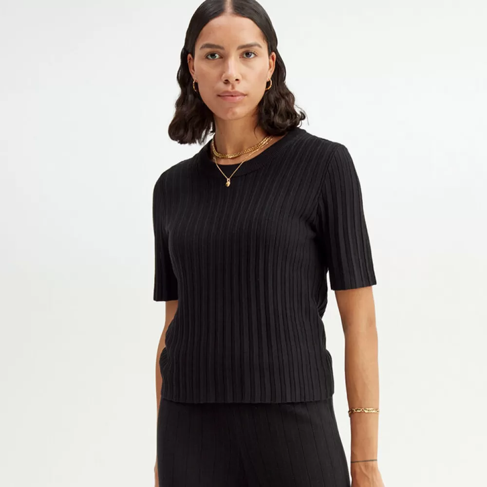 Pierre Robert T-Skjorter | Loungewear-T-skjorte Black