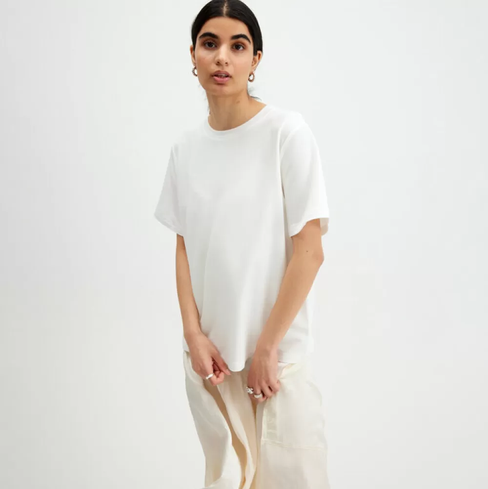 Pierre Robert T-Skjorter | Loungewear-T-skjorte Heavyweight White