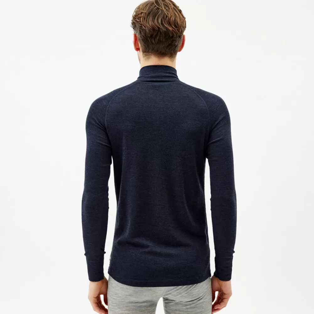 Pierre Robert Ullundertøy | Sport-Ulltrøye Herre Merinoull Zip Dark Navy